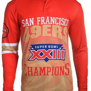 49ers Super Bowl XXIII Champions Hoody Tee Small